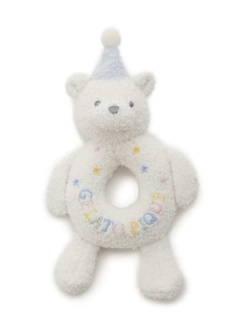 【BABY】エアリーモコアニバーサリーベアラトル gelato pique ジェラートピケ マタニティウェア・ベビー用品 その他のベビーグッズ ピンク ホワイト[Rakuten Fashion]