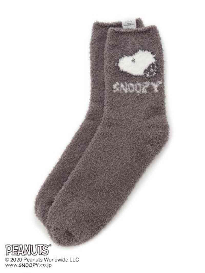 【PEANUTS】HOMME 'ベビモコ'ジャガードソックス gelato pique ジェラートピケ 靴下・レッグウェア 靴下 グレー[Rakuten Fashion]のサムネイル