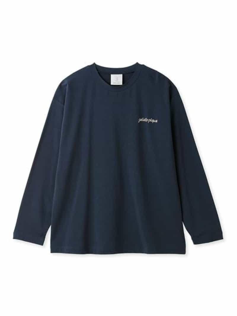 楽天gelato pique／ジェラートピケ【SALE／20％OFF】【HOMME】ネコ柄ワンポイントロンT gelato pique ジェラートピケ トップス カットソー・Tシャツ ネイビー【RBA_E】【先行予約】*【送料無料】[Rakuten Fashion]