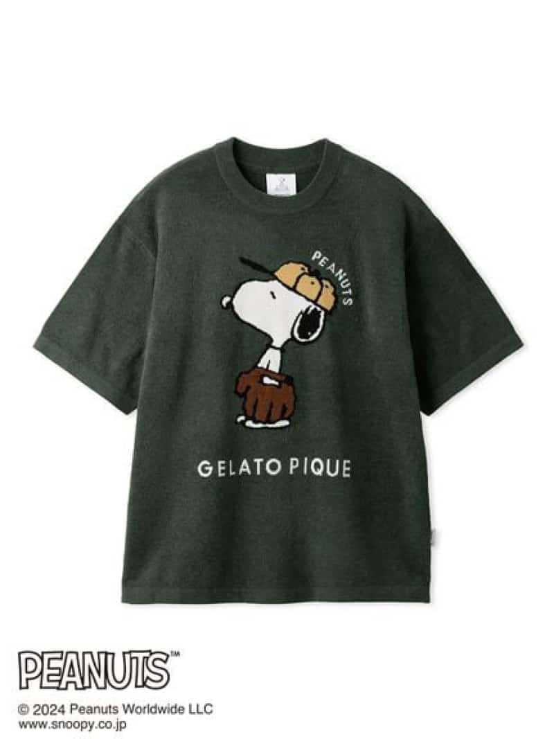 楽天gelato pique／ジェラートピケ【PEANUTS】【HOMME】BASEBALL ジャガードプルオーバー gelato pique ジェラートピケ トップス スウェット・トレーナー ホワイト【送料無料】[Rakuten Fashion]