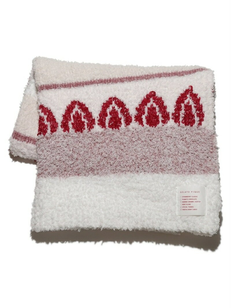 【SALE／30%OFF】【PARIYA】'ショートケーキブランケット gelato pique ジェラートピケ インテリア・生活雑貨 ブランケット・ひざ掛け レッド【RBA_E】【送料無料】[Rakuten Fashion]のサムネイル