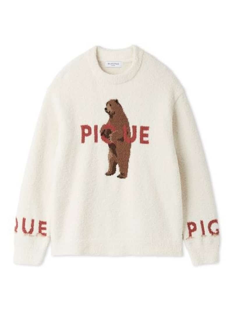 【HOMME】パウダーフォレストベアジャガードプルオーバー gelato pique ジェラートピケ トップス スウェット・トレーナー ネイビー【送料無料】[R...