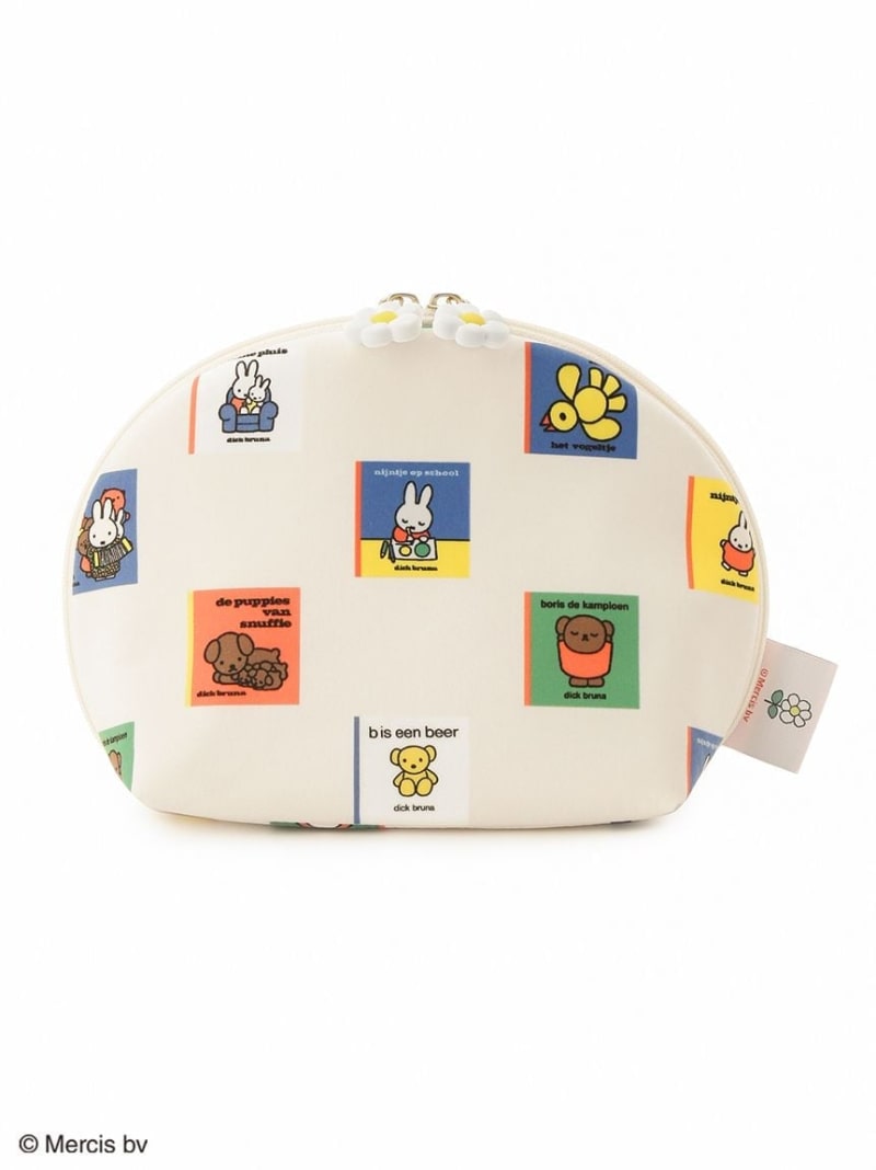 【SALE／30%OFF】【Dick Bruna】絵本柄ポーチ gelato pique ジェラートピケ 財布・ポーチ・ケース ポーチ ホワイト ネイビー【RBA_E】[Rakuten Fashion]のサムネイル