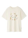 【ヒラノトシユキ】DOGワンポイントTシャツ gelato pique ジェラートピケ インナー・ルームウェア その他のインナー・ルームウェア ホワイト【送料無料】[Rakuten Fashion]