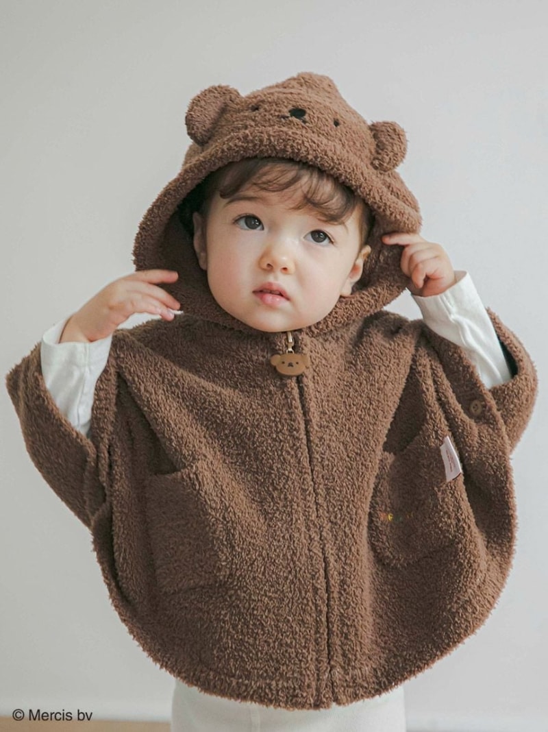 【Dick Bruna】【BABY】ベビモコポンチョ gelato pique ジェラートピケ トップス パーカー・フーディー レッド ホワイト ピンク【送料無料】[Rakuten Fashion] 2