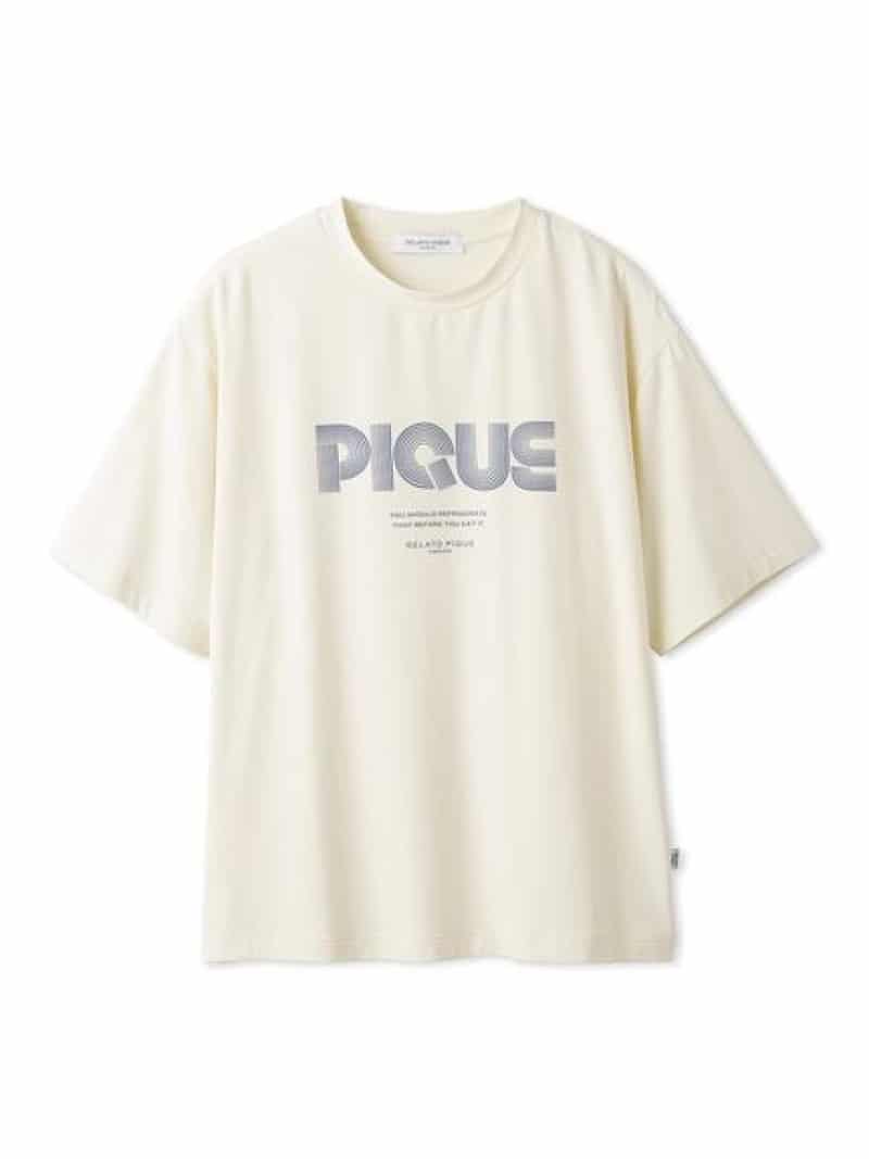 楽天gelato pique／ジェラートピケ【HOMME】レーヨンロゴTシャツ gelato pique ジェラートピケ トップス カットソー・Tシャツ ホワイト グレー ブルー【送料無料】[Rakuten Fashion]