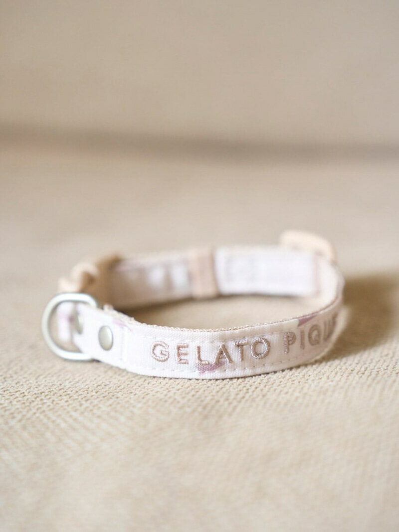 【CAT&DOG】【販路限定商品】モチーフ柄首輪 GELATO PIQUE CAT&DOG ジェラートピケ ペット用品 ペット用首輪・ハーネス・リード ホワイト ピンク[Rakuten Fashion]