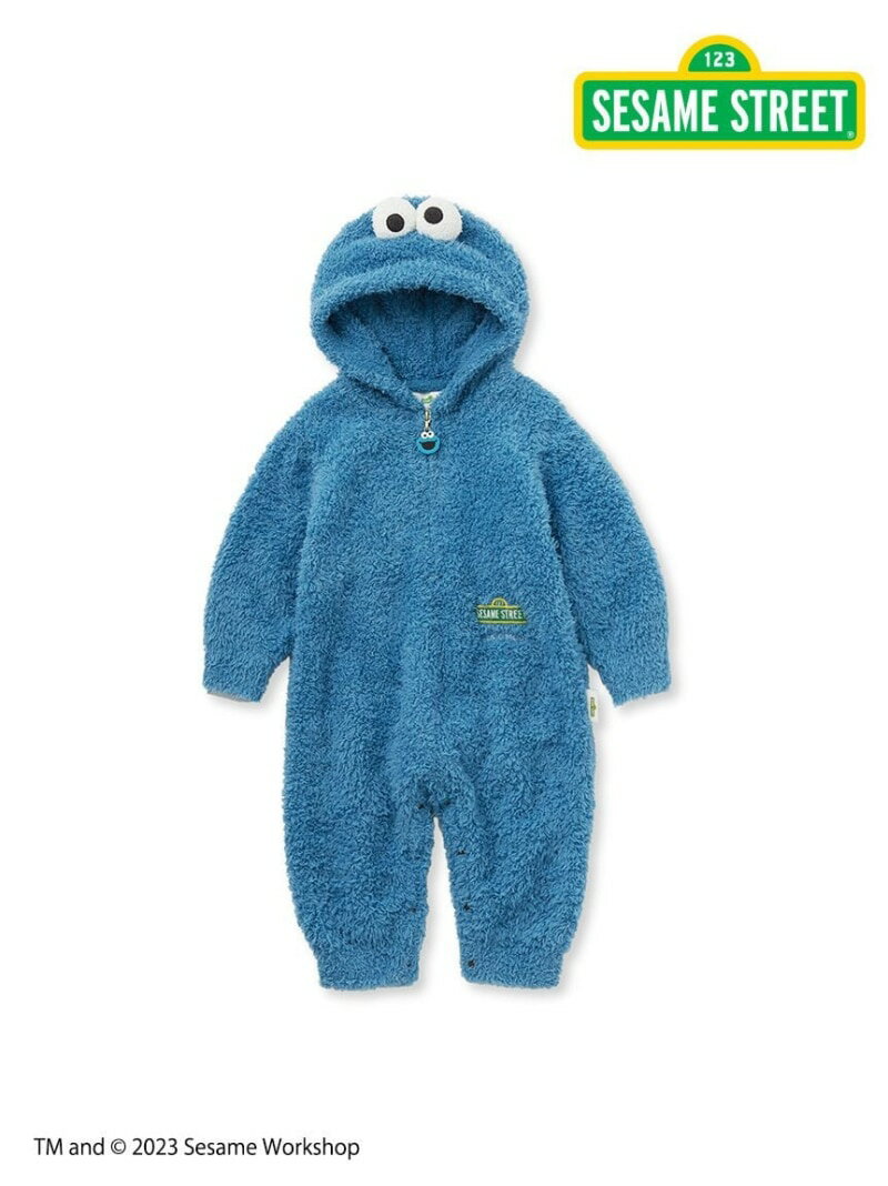 【SESAME STREET】【BABY】クッキーモンスターロンパース gelato pique ジェラートピケ マタニティウェア・ベビー用品 ロンパース・カバーオール ブルー【送料無料】[Rakuten Fashion]