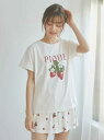 いちご柄ショートパンツ gelato pique ジェラートピケ インナー・ルームウェア その他のインナー・ルームウェア ホワイト【送料無料】[Rakuten ...