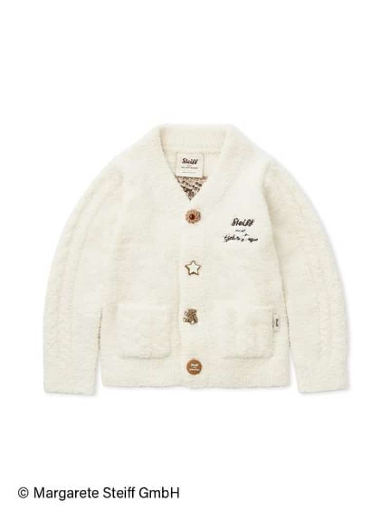 【Steiff】【KIDS】パウダージャガードカーディガン gelato pique ジェラートピケ トップス パーカー・..