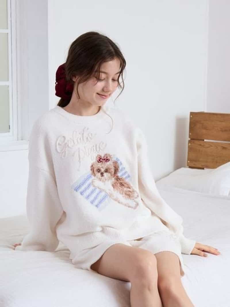 シーズージャガードプルオーバー gelato pique ジェラートピケ インナー・ルームウェア その他のインナー・ルームウェア ピンク ネイビー ホワイト【送料無料】[Rakuten Fashion]のサムネイル