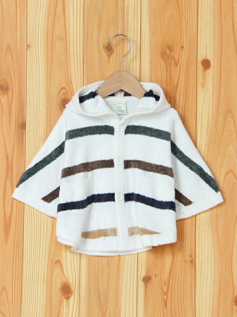 【SALE／40%OFF】スムーズィー5BDbabyポンチョ gelato pique ジェラートピケ ジャケット・アウター その他のジャケット・アウター ホワイト ピンク【RBA_E】[Rakuten Fashion]のサムネイル