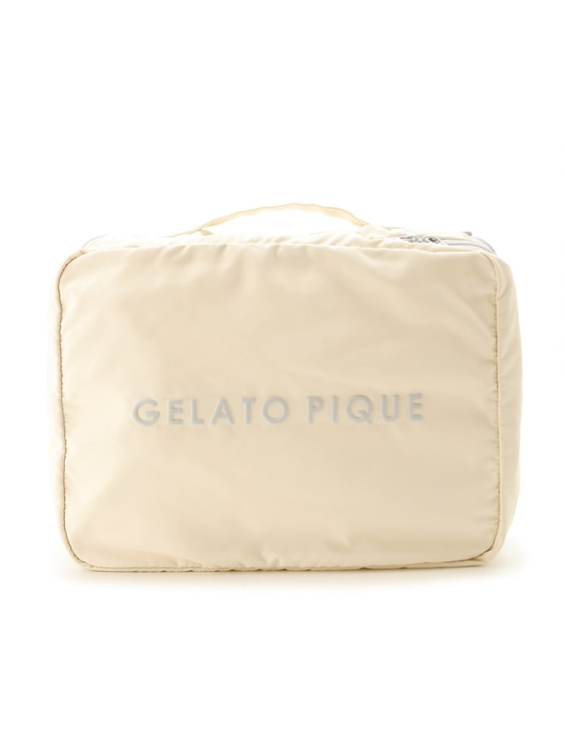 楽天gelato pique／ジェラートピケカラバリトラベルポーチM gelato pique ジェラートピケ 財布・ポーチ・ケース ポーチ ホワイト ピンク ネイビー[Rakuten Fashion]