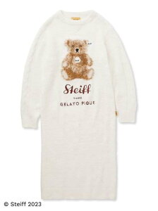 【Steiff】パウダージャガードワンピース gelato pique ジェラートピケ インナー・ルームウェア その他のインナー・ルームウェア ホワイト レッド【送料無料】[Rakuten Fashion]