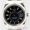 【326934】ROLEX ロレックス スカイドゥエラー 黒 腕時計 オートマ 仕上済【質屋出店】