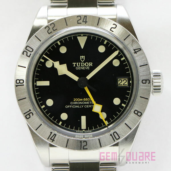【79470】TUDOR チュードル チューダー ブラックベイプロ オートマ SS 黒 腕時計 仕上げ済【質屋出店】