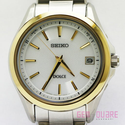 【SADZ178】SEIKO セイコー ドルチェ コンビ チタン ソーラー電波 腕時計 美品【質屋出店】 【SADZ178】SEIKO セイコー ドルチェ コンビ チタン ソーラー電波 腕時計 美品【質屋出店】