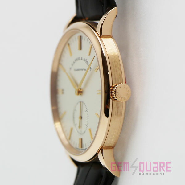 【219.032】A.ランゲ＆ゾーネ サクソニア K18PG 手巻き 裏スケ こだわり 中古【質屋出店】
