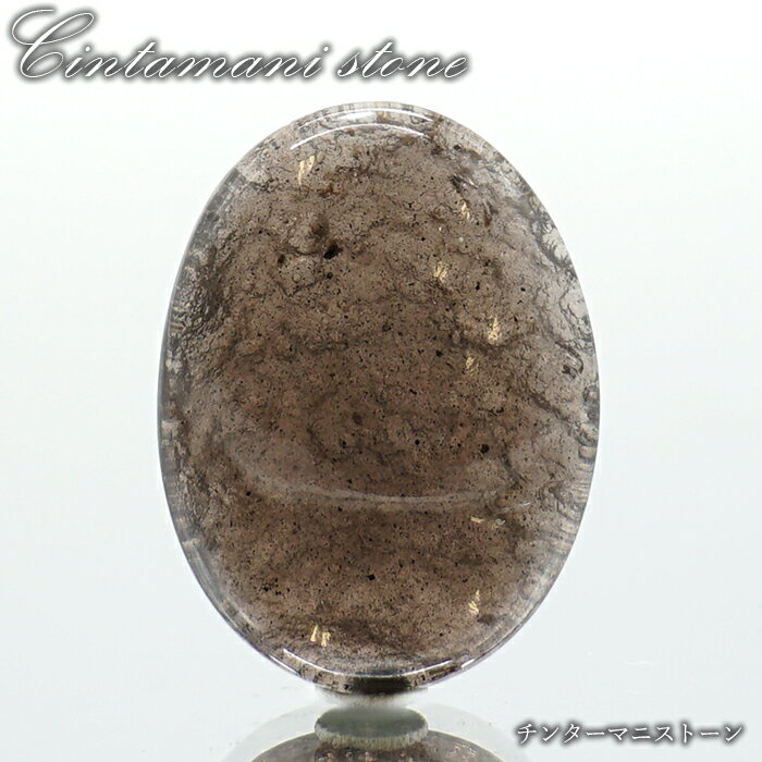 【楽天スーパーSALE 30%OFF】 チンターマニストーン ルース アメリカ産 【 一点物 】 オーバル Cintamani stone 超希少石 隕石 裸石...