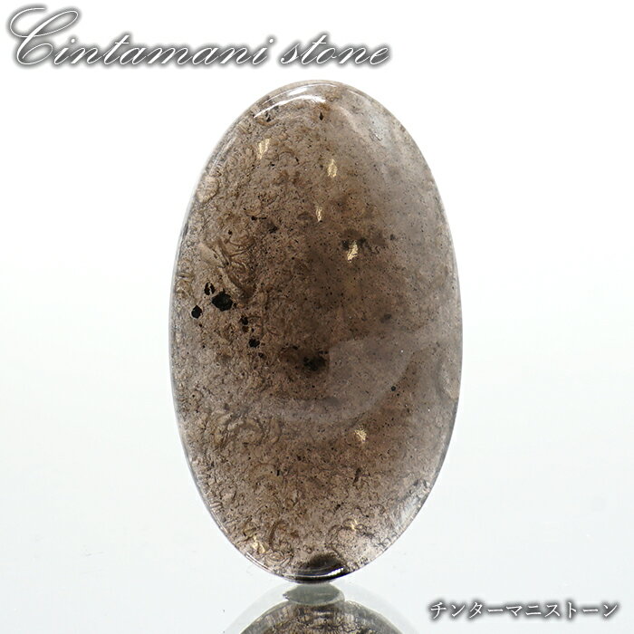 【楽天スーパーSALE 30%OFF】 チンターマニストーン ルース アメリカ産 【 一点物 】 オーバル Cintamani stone 超希少石 隕石 裸石...