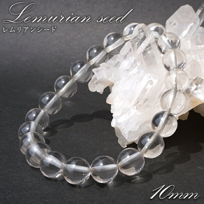【楽天スーパーSALE 30%OFF】 レムリアンシードブレス AAA コロンビア産 約10mm Lemurian Seed 稀少石 浄化 天然石 パワーストー...