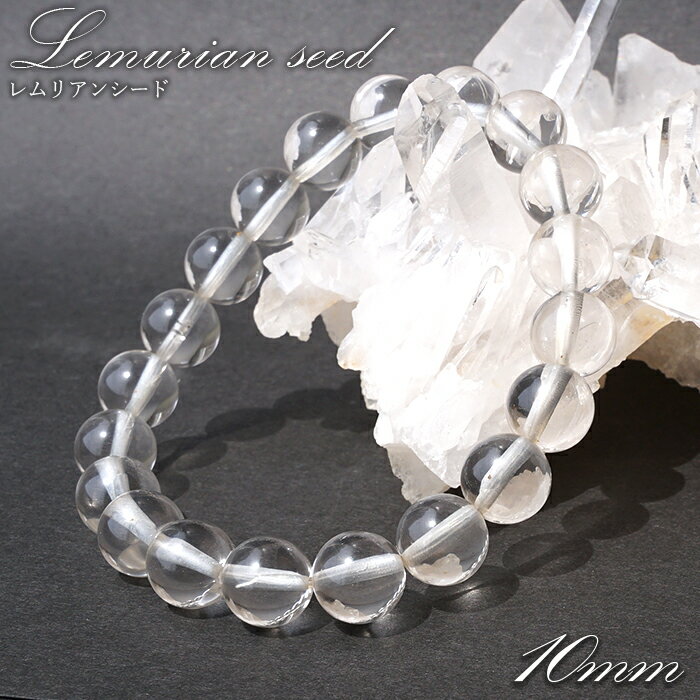 【楽天スーパーSALE 30%OFF】 レムリアンシードブレス AAA コロンビア産 約10mm Lemurian Seed 稀少石 浄化 天然石 パワーストー...