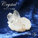 【楽天スーパーSALE 30%OFF】 【一点もの】マニハール水晶 ヒマラヤ 原石 インド産 186.2g 水晶 天然石 パワーストーン カラーストーン G8a...
