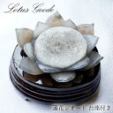【楽天スーパーSALE 30%OFF】 メノウ 蓮 ジオード ブラジル産 木製台座付き 384g 【 一点物 】 agate 蓮の花ジオード 瑪瑙 めのう ジオ...