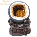 【一点もの】シトリンドーム ハイクオリティー ブラジル産 Citrine quartz dome 黄水晶 レア 笑口 クラスター 浄化 風水 置き物 天然石 パ...