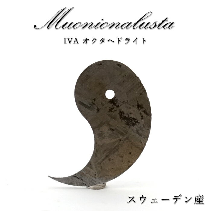 【楽天スーパーSALE 30%OFF】 【 一点物 】 ムオニオナルスタrare隕石 スウェーデン産 IVA オクタヘドライト ムオニオナルスタ 原石 rare...