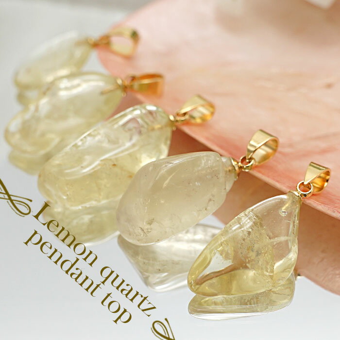 󥯥  ڥȥȥå Lemon Quartz 徽  ֤䤫  ŷ pendant ͥå쥹 ...