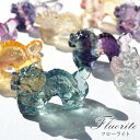 フローライト 龍ミニ彫り物 2024 干支 辰 浄化 天然石 パワーストーン カラーストーン