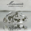 【楽天スーパーSALE 30%OFF】 【 一点もの 】 マルカジットインクォーツ ルース 25.70ct ブラジル産 marcasite マーカサイトインクォ...