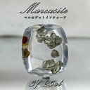 【 一点もの 】 マルカジットインクォーツ ルース 37.25ct ブラジル産 marcasite マーカサイトインクォーツ 水晶 マルカジット 裸石 希少石 天然石 パワーストーン カラーストーン