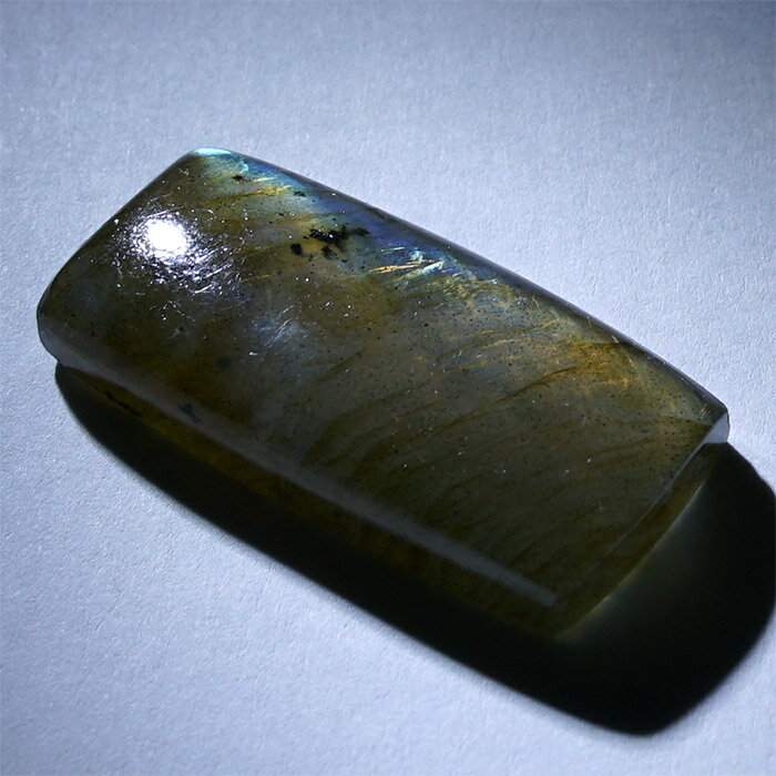 ゴールデンラブラドライト ルース 4.83g マダガスカル産 一点もの Labradorite 天然石 パワーストーン カラーストーン