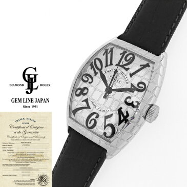 【中古】ギャラ付 フランクミュラー トノウ・カーベックス アイアンクロコ 8880SCIRONCRO AC メンズ 自動巻き 腕時計
