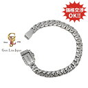 【中古】Pt850 42.13g ダイヤモンド 0.32ct メンズ デザイン ブレスレット