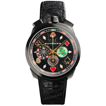 【新品】【BOMBERG】ボンバーグBOLT-68ギャンブラー マカオBS45CHPBA.033.3限定888本 クォーツ クロノグラフ メンズ 腕時計