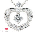 モニッケンダム ダイヤモンド0.22ct ダイヤモンド 計0.36ct プラチナ900 ペンダント・ネックレス【中古】(2200000453068)(4)