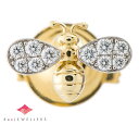 ギメル 蜂モチーフ BUMBLE BEE ダイヤモンド計0.147ct 18金イエローゴールド ブローチ【中古】(2200000471826)