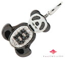 キーリン(Qeelin) パンダモチーフ チャーム ダイヤモンド計0.18ct 18金ホワイトゴールド ペンダントトップ【中古】(2200000481702)