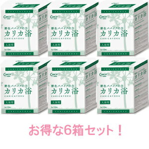 【特典カリカ浴6包プレゼント】カリカ浴(4g×10包)×6箱　カリカセラピSAIDO-PS501」のみを使用した入浴剤です。