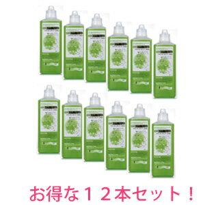 ◇ お買い得12本セット（1L×12本入り）マザータッチ 1500（グリーン）　洗濯用　1L×12本