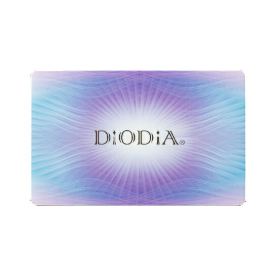 【SS期間限定★エントリーで2点購入P5倍・3点以上でP10倍】DiODiAカード 1枚 ディオディア 高波動変換システム 高波動エネルギー ネコポス便発送【365日ヤマト倉庫出荷】のサムネイル