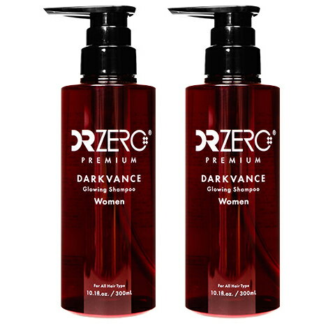 楽天ビューストアドクターゼロ ダークヴァンス・グローイングシャンプー （女性用）300ml 2本 DR ZERO 【到着日時・時間指定不可商品】【FTL国内出荷】※メーカー出荷の為、ご注文後のキャンセルは出来かねます