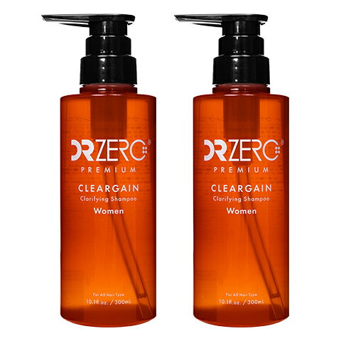 楽天ビューストアドクターゼロ クリアゲイン クラリファイングシャンプー（女性用） 300ml 2本 DR ZERO 【到着日時・時間指定不可商品】【FTL国内出荷】※メーカー出荷の為、ご注文後のキャンセルは出来かねます