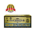 【正規販売代理店】H.G.H MIRACLE5 SUPER BLACK LABEL　ミラクルファイブ　1箱17g×31袋