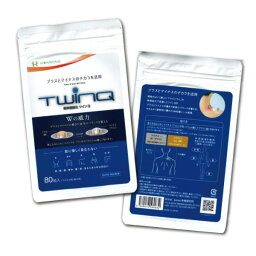 ◇ ツインQ 80粒入 25g ツインキュー TWINQ クラッドメタル使用 銅 アルミ 肩こり 首のコリ 腰痛 ヒザの痛み