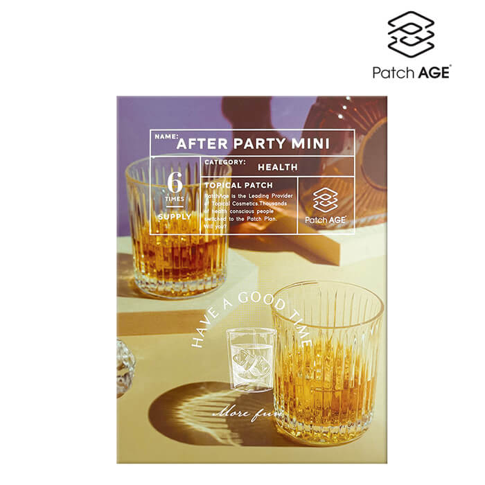 パッチエイジ アフターパーティー ミニ 6パッチ入り PatchAGE AFTER PARTY MINI シート パッチ型 貼る 日本公式代理店【ネコポス便発送】