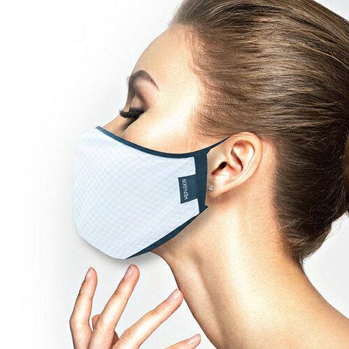 ヘパスキン 4D ラメラメ ストレッチ ウォーム マスク　ホワイト　HEPASKIN 4D Lamelame Stretch Warm Mask温感持続型 高性能マスク　テラヘルツ人工鉱石配合　美容【郵便定形外発送・追跡番号無し・日時指定不可】のサムネイル